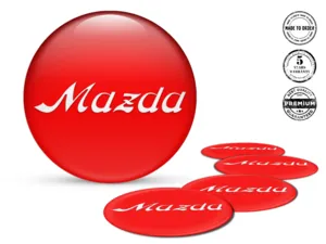 Mazda Silikonsticker Variante Radplaketten